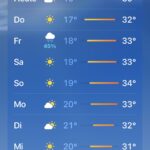Screenshot Wetterapp