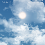 Screenshot Wetterapp