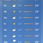 Screenshot Wetterapp