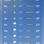 Screenshot Wetterapp